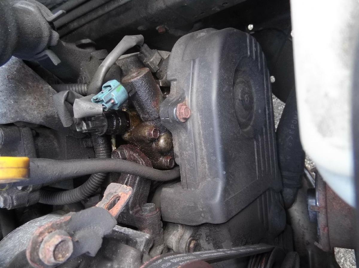 subaru oil pressure switch leak