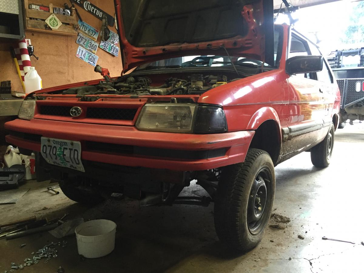 lifted subaru justy